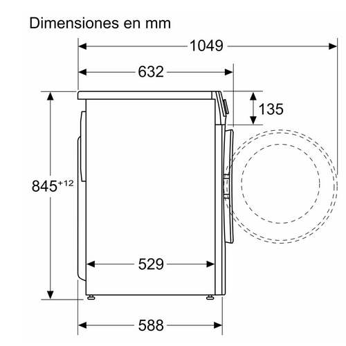 LAVADORA BALAY 3TS3106B C.FR BLAN 10KG 1400RPM A