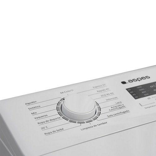 LAVADORA ASPES ALCS8300CI C.SUP 8KG BLAN 1300RP C