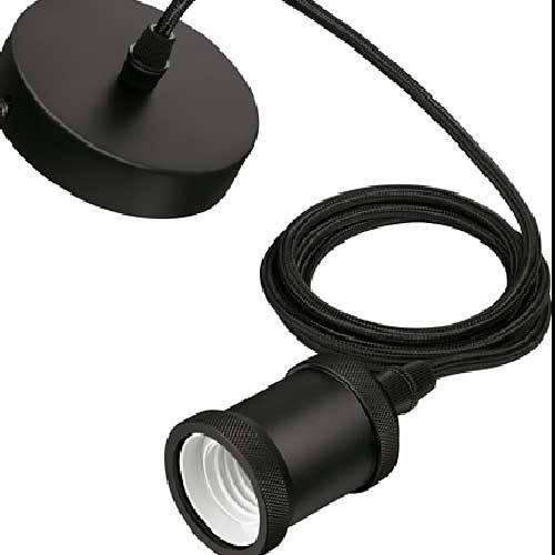 COLGANTE PHILIPS CORD MODERN E27 BLACK 16776200