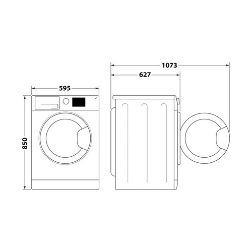 LAVADORA WHIRLPOOL FFB9469BV SPT C.FR 9KG 1400R A