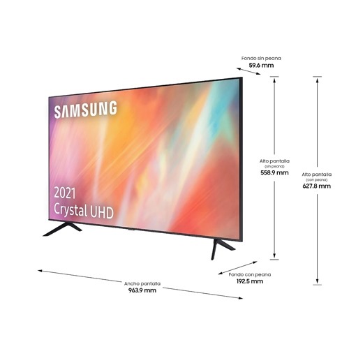 LED SAMSUNG UE43AU7105KXXC 4K SMART