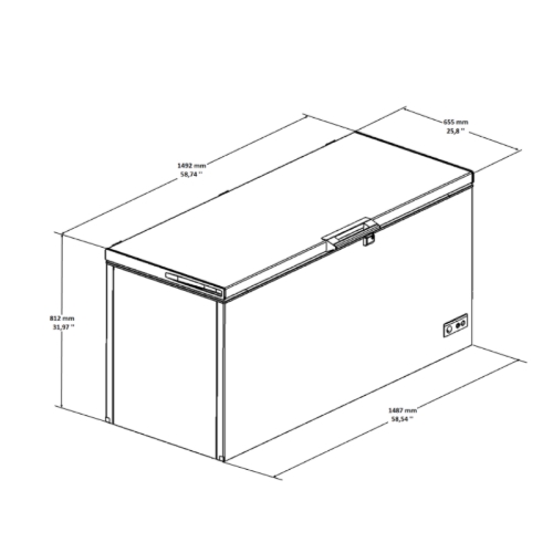 CONGELADOR SVAN SCH4600CDC HORIZ 454L DUAL BL C