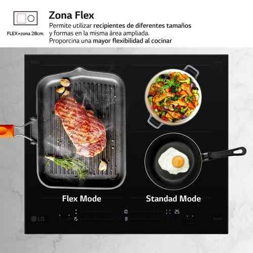 INDUCCION LG CBIZ2432B ZONA FLEX+ ZNA 28CM 59CM