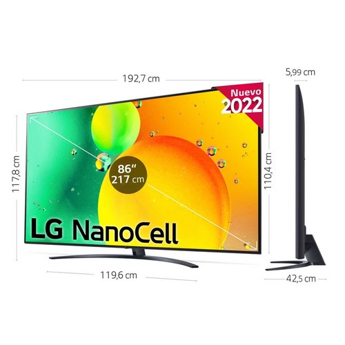 LED LG 86NANO766QA SMART TV 4K