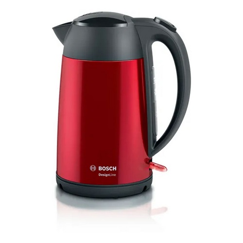 HERVIDOR BOSCH TWK3P424 ROJO INOX 1,7L 2400W