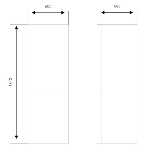 FRIGORIFICO SVAN SC185600FNFDX COMBI NF INOX 186 F