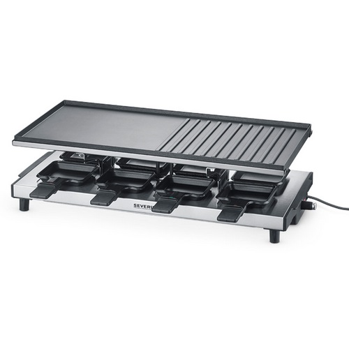 RACLETTE SEVERIN 2375 GRILL PIEDRA 8CAZOS 1700W