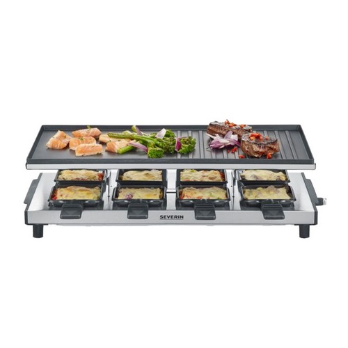 RACLETTE SEVERIN 2375 GRILL PIEDRA 8CAZOS 1700W