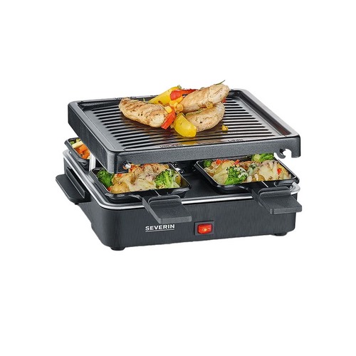 RACLETTE SEVERIN 2370 GRILL 4MINI SARTENES 600W