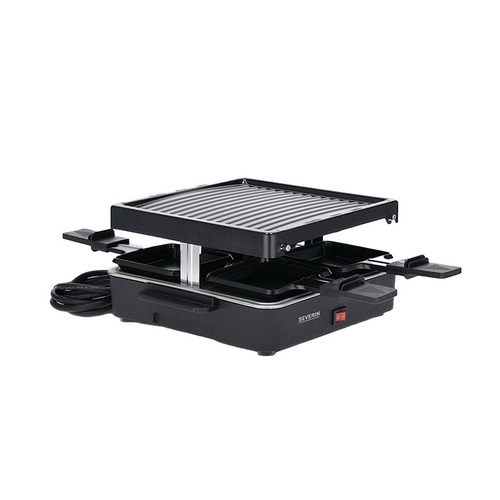 RACLETTE SEVERIN 2370 GRILL 4MINI SARTENES 600W