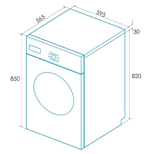 LAVADORA EDESA EWF10500WH C.FR BL 10K A 925270552