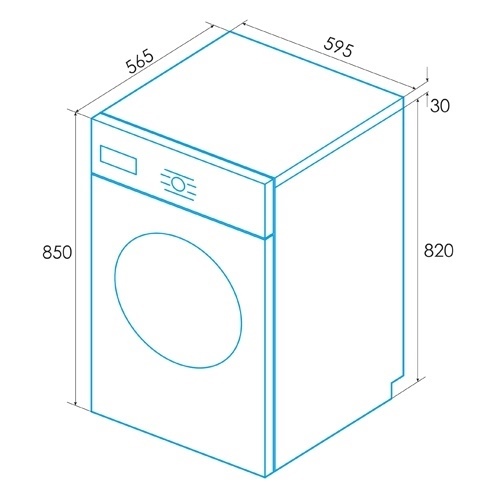 LAVADORA EDESA EWF8401WH C.FR 8KG 1400R 925270553