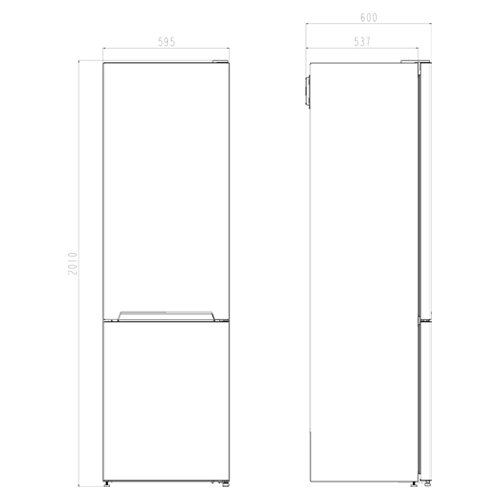 FRIGORIFICO SVAN SC2601ENF COMBI NF 2MT BLAN E