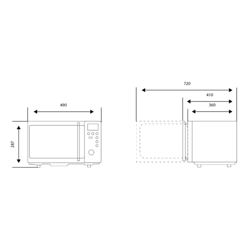 MICROONDAS ASPES AMWC23900DGN GRILL INOX 23L 900W