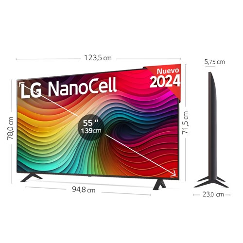 LED LG 55NANO82T6B 4K SMART TV ULTRAHD