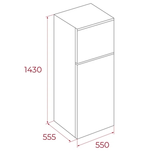 FRIGORIFICO TEKA RTF2500WH IND 2PTA 113380001 E