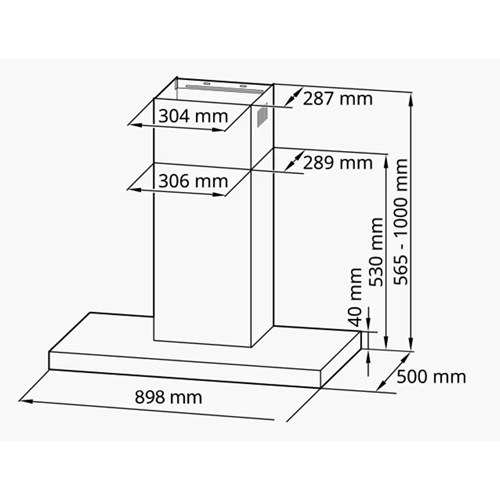 CAMPANA LG HCEZ2426S EXTRACTORA 60CM ACERO INOX A