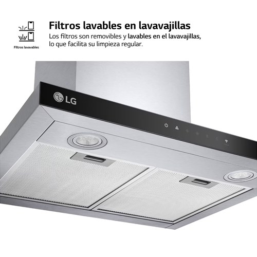 CAMPANA LG HCEZ2426S EXTRACTORA 60CM ACERO INOX A