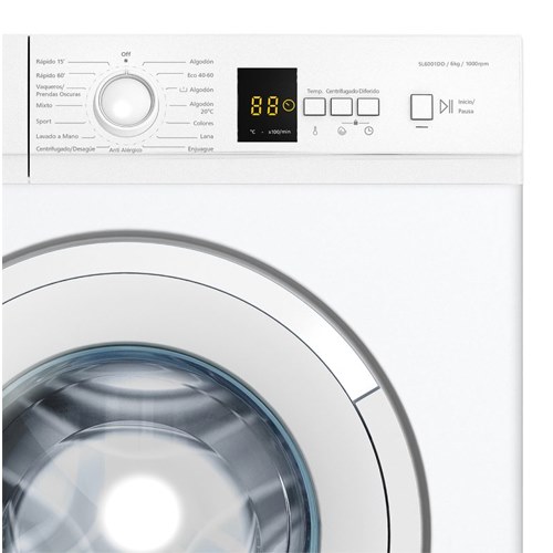 LAVADORA SVAN SL6001DD C.FR BLANCO 6KG 1000RPM D