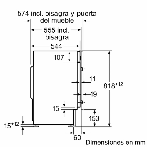 LAVADORA BOSCH WIW24307ES C.FR INTEG 8KK 1200RPM