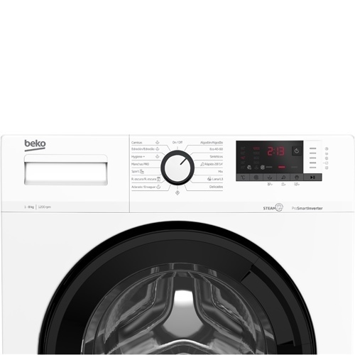 LAVADORA BEKO WRA8615XW C.FR 8KG VAPOR INVERT A