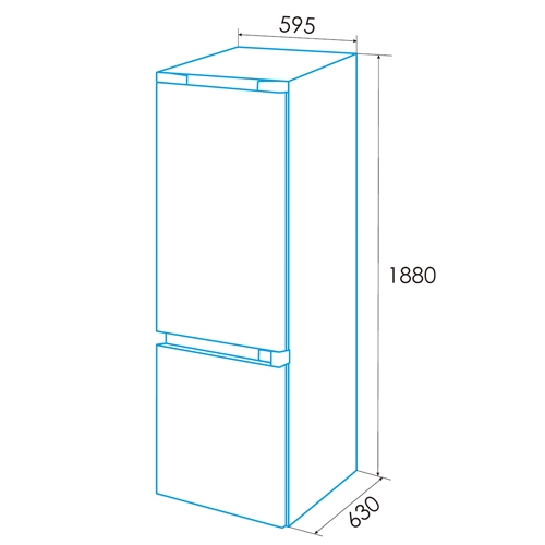 FRIGORIFICO EDESA EFC1821NF EX/B COMBI 924271327