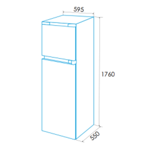 FRIGORIFICO EDESA EFT1711EX/B INOX 2PTA 924271330