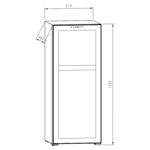 VINOTECA SVAN SVN5500D CICLICA NEGRO 55BOT 150LT G