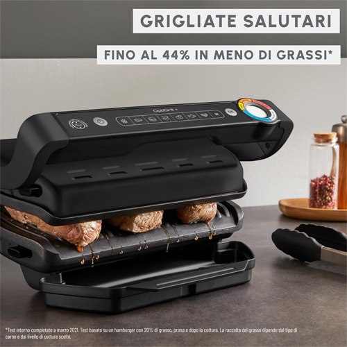 GRILL MOULINEX GI717810 6 PROGRAMAS AUTOM NEGRO