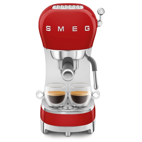 CAFETERA SMEG ECF02RDEU ESPRESSO ROJA MANUAL 1350W