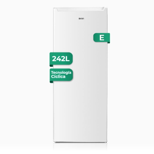 REFRIGERADOR SVAN SR145501E CICL 143CM 242L BLANCO