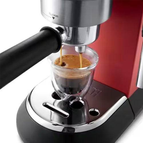 CAFETERA DELONGHI EC685.R DEDICA STYLE ROJO