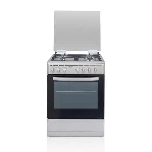 COCINA SVAN SKMW4600X MIXTA GAS BUT INOX 83X61CM