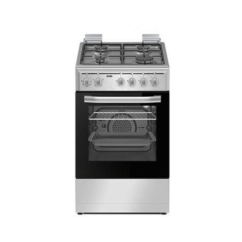 COCINA SVAN SKM4500X MIXTA GAS BUT INOX 82X49CM