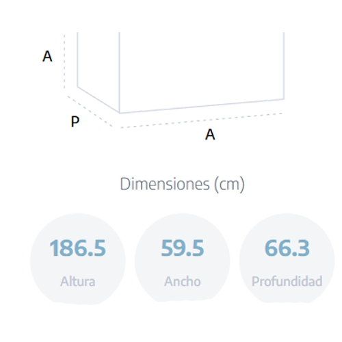 FRIGORIFICO BEKO B5RCNE365HW COMBI NF 186X59CM BLA