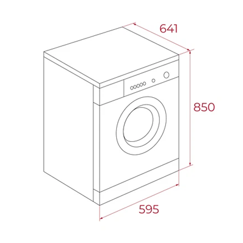 LAVADORA TEKA WMK71240 C.FR 12KG INV BLA 113900019