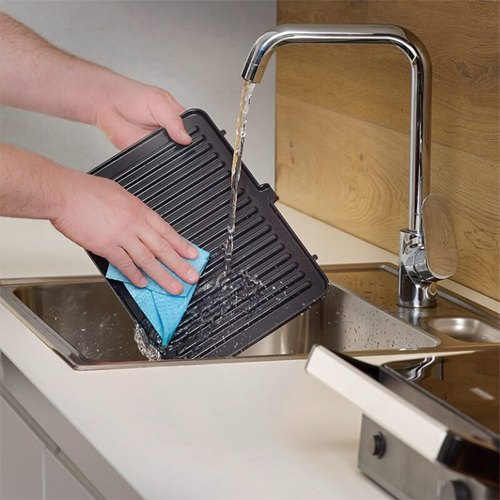 GRILL SEVERIN KG2398 1800W PLACAS CER 35X32CM NEG