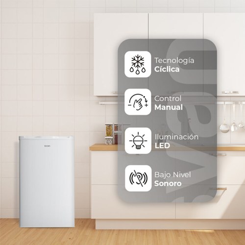 FRIGORIFICO SVAN SR85501EC CICL BLAN 84X50CM 102L
