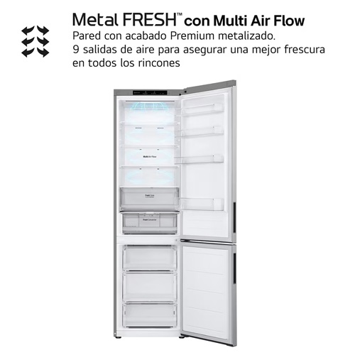FRIGORIFICO LG GBV21NCDPY COMBI INOX 1,86M 374L D