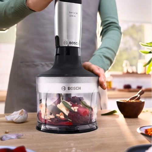 BATIDORA BOSCH MSM6M830 MANO ACERO INOX 1200W ERGO