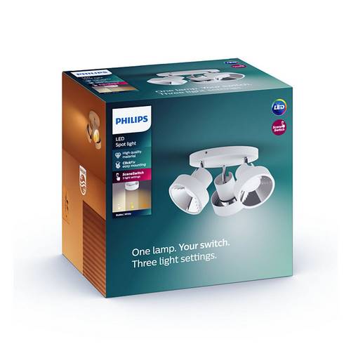 FOCO PHILIPS BUKKO 3X4,3W BLANCO 5060331P0