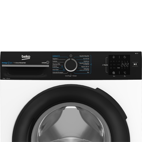 LAVADORA BEKO BM3WFT3821WB C.FR 8KG BL 1400RPM A
