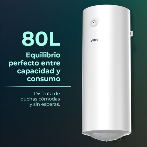 TERMO ELEC SVAN ST8001S VERT 80L BLAN 1500W C