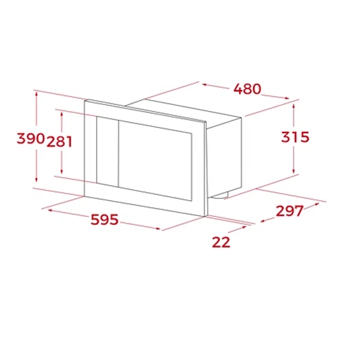 MICROONDAS TEKA ML8210 BIS CR NEGR+GRILL 112060008