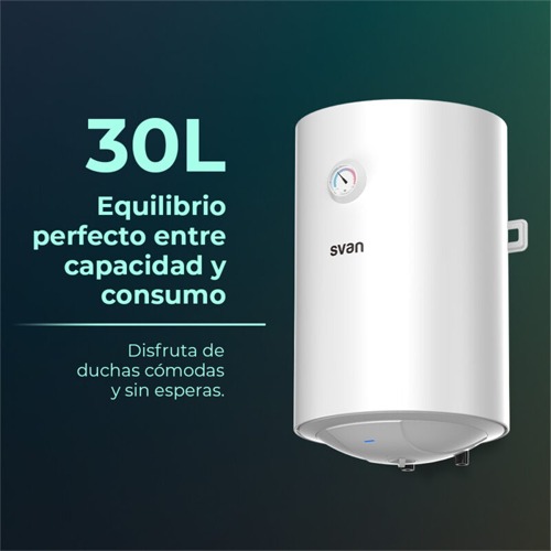 TERMO ELEC SVAN ST3001S VERT 30L BLAN C 1500W