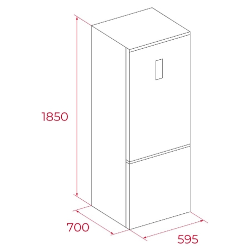 FRIGORIFICO TEKA RBF84680SS COMBI NF A 113400043