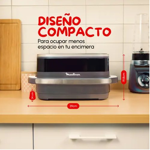 FREIDORA MOULINEX AL402FH0 AIRE PIZZ+CUTTER VENTAN