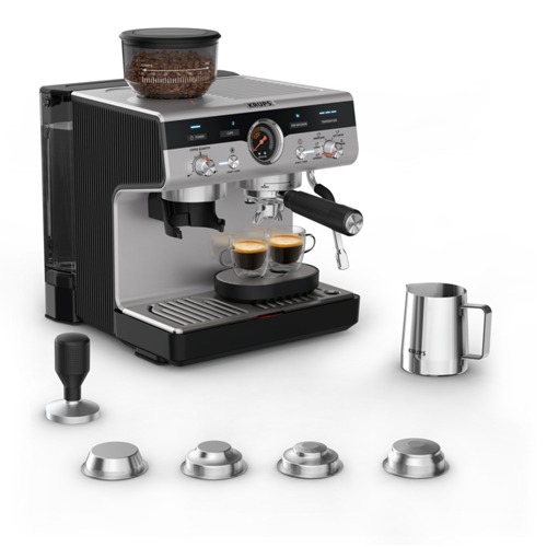CAFETERA KRUPS XP801T10 PROFES CON MOLINILLO INOX