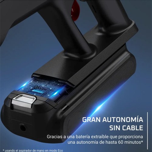 ASPIRADORA ROWENTA RH9A32DR ESCOBA SIN CABLE 150W