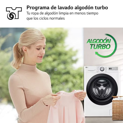LAVADORA LG F4WR5011A6F CF INTELIG 11KG 1400R A